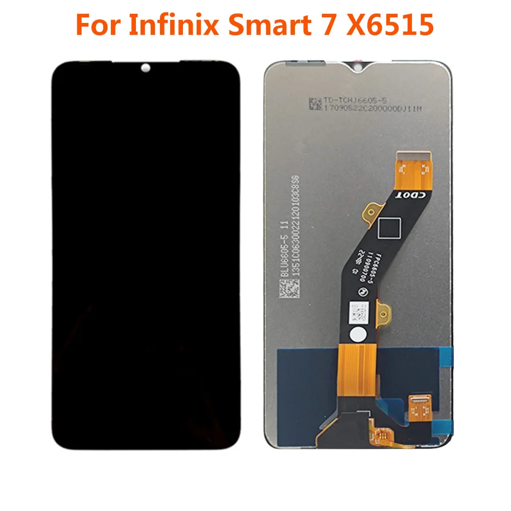 

6.56'' Inch X6515 Display For Infinix Smart 7 LCD X6515 LCD Display Touch Screen Digitizer Assembly Replacement Parts