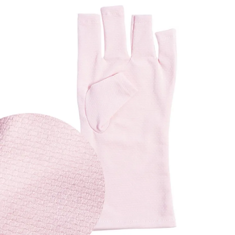Nail Enhancement Gloves UV Protection Gloves UV Radiation Protection Nail Enhancement LED Lamp Tool 2pcs nail gloves