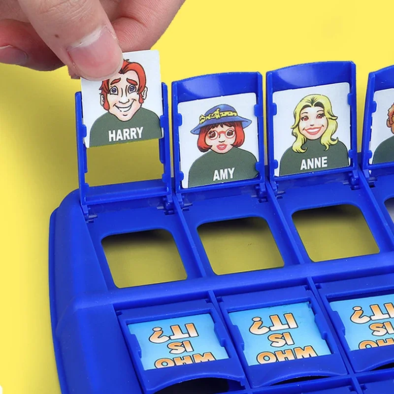 Guess who I am board game parent child interaction toy logical reasoning children puzzle guess me you my character chessboard