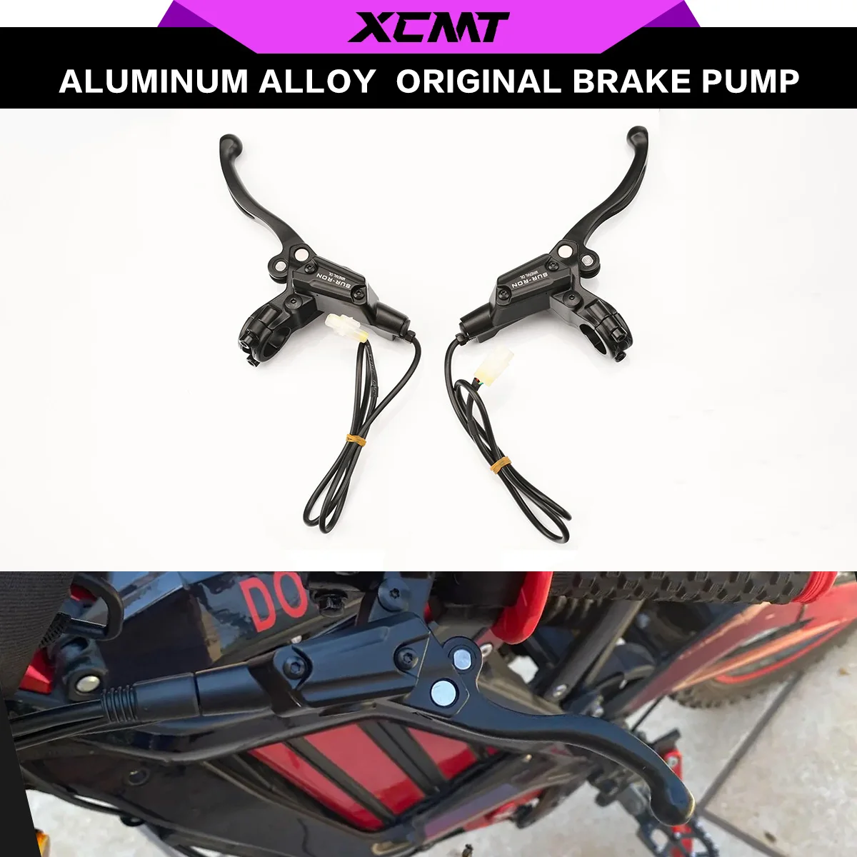 Per Freni Surron Nuovo Sistema di Pompa Freno Integrato Set Per Sur Ron Light Bee X Accessori Originali Freno Anteriore Posteriore Dirtbike