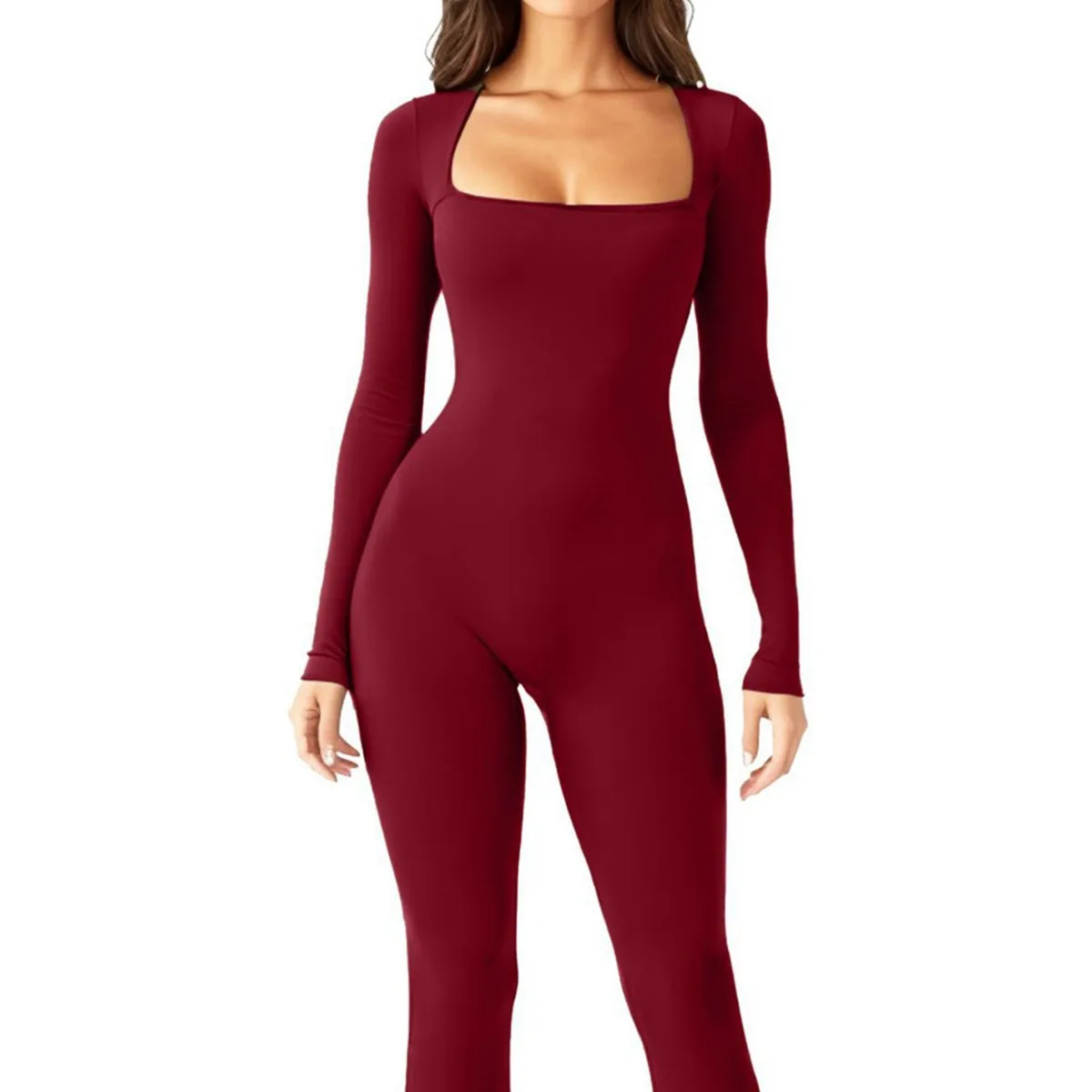 Women Seamless Strapless Fitness Jumpsuits