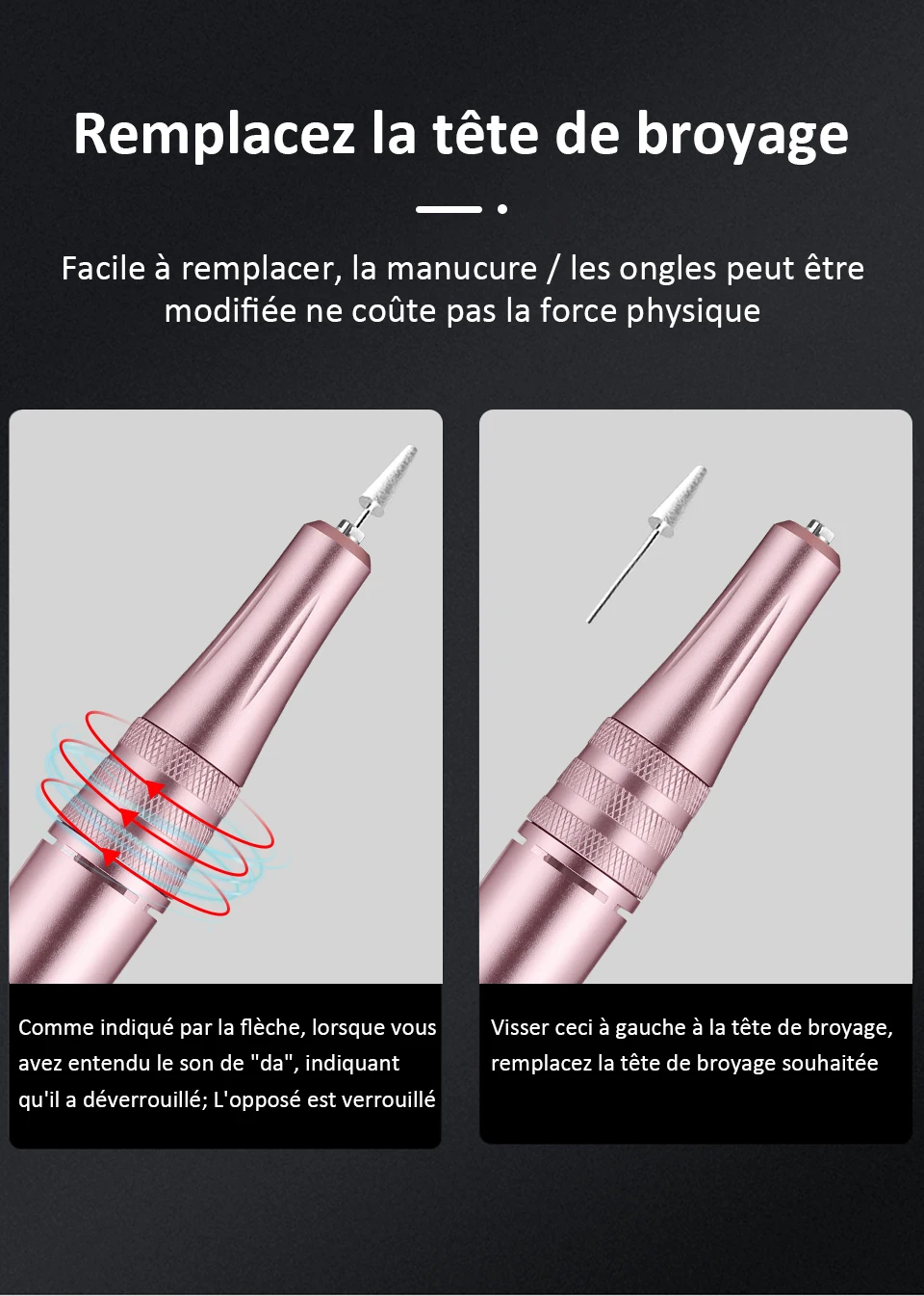Perceuse à Ongles Électrique