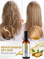 PURC – huile d'argan marocaine, traitement lissant pour cheveux, réparation des frisottis endommagés, produits de soins capillaires pour femmes, 100ml 1