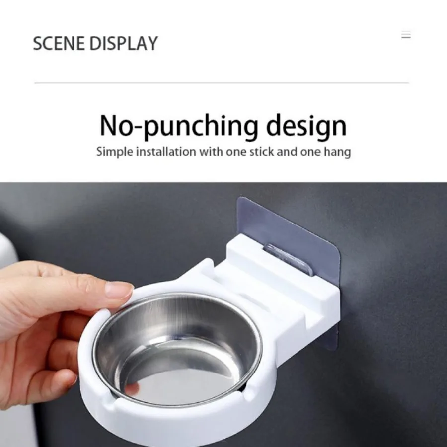 Portable Ashtray Stainless Steel Ashtray Metal Ashtray 1PC Portable Ashtray Wall Stainless Steel Pocket Smoke Holders Storage Cup for Toilet Home Office Cigarette Case for Smoker