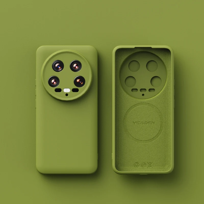 Enhanced Magnetic Liquid Silicone Case With Magsafe Wireless Charging Compatibility