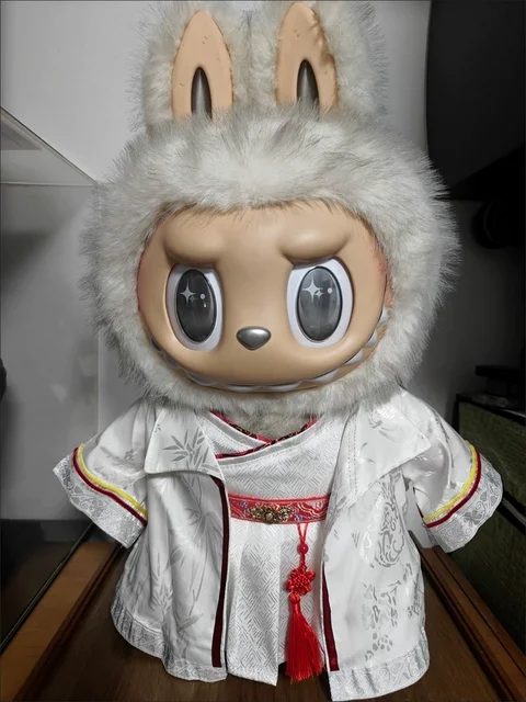 服着き Zimomo (ジモモ) ANGEL IN CLOUDS 58cm Pop Mart The Monsters Labubu Zimomo Angel in Clouds Figure - US