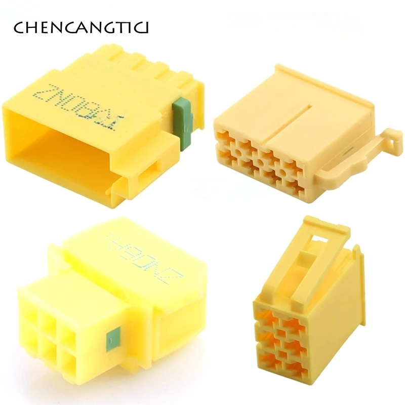 

6/8 Pin Automotive Electronic Socket Wiring Harness Shell Plug Male Female Connector Adapter