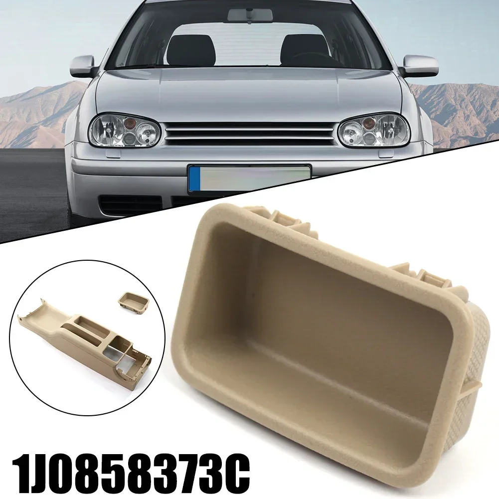 Car Center Console Coin Box 1J0858373C Jetta MK4 Bora MK4 1999-2005 Golf 1998-2006 11*6.8*3.2CM ABS