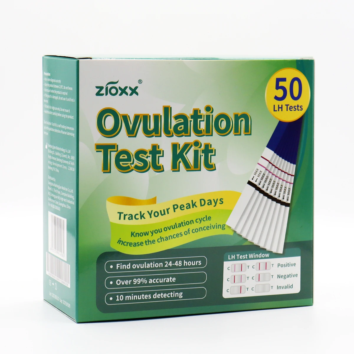 50pcs Early Pregnancy Test Strips For Women LH Testing Kit Over 99% Accuracy Rapid Female Ovulation Urine Measure Accuracy Check