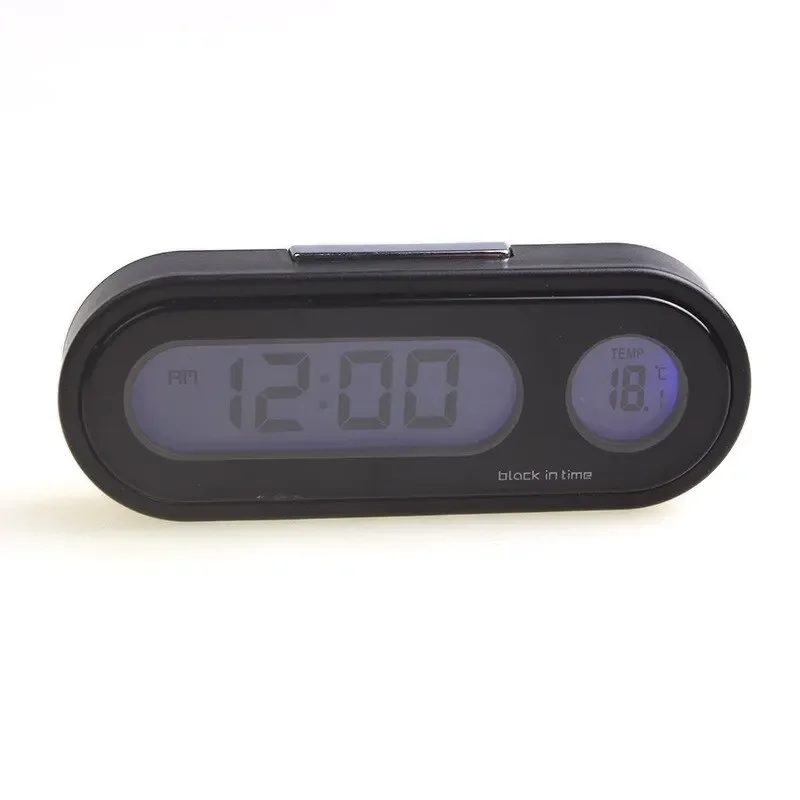 Digitaler Timer Für Auto Armaturenbrett - LED Display Mit Temperaturanzeige, Touch Control, 46mm