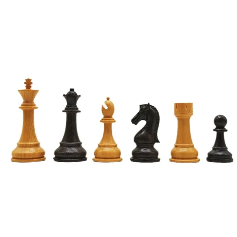 Chess Pieces Large Chess King Height 92mm Resin Wood Grain Weighted Competition Specific Staunton International