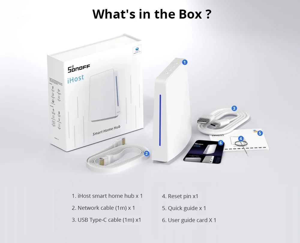 Ihost Zigbee Gateway Smart Home Hub Ihost 4gb 2gb Local Server Control Open AP