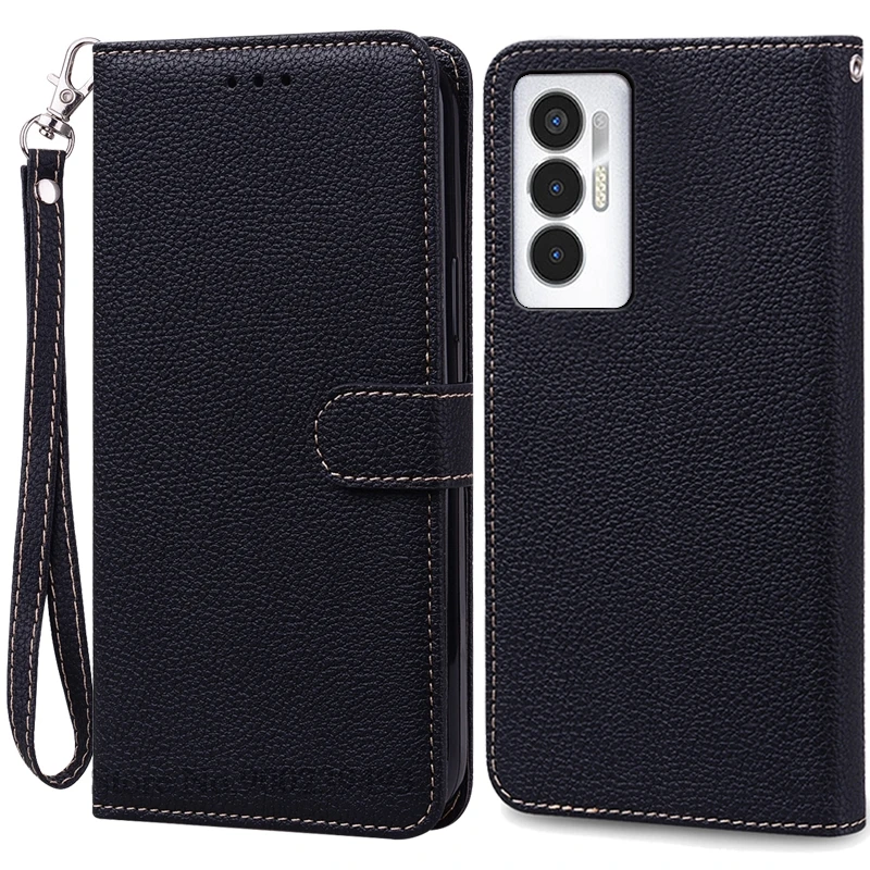 Premium Wallet Leather Flip Cover - Elegant Phone Case with Bumper Protection