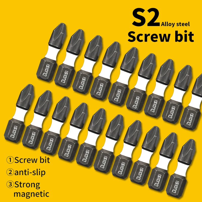 Electric screwdriver 5-20pcs Tungsten Steel Strong Magnetic Coil Electric Screwdriver With Cross Head Electric Screwdriver High Hardness Hand Electr