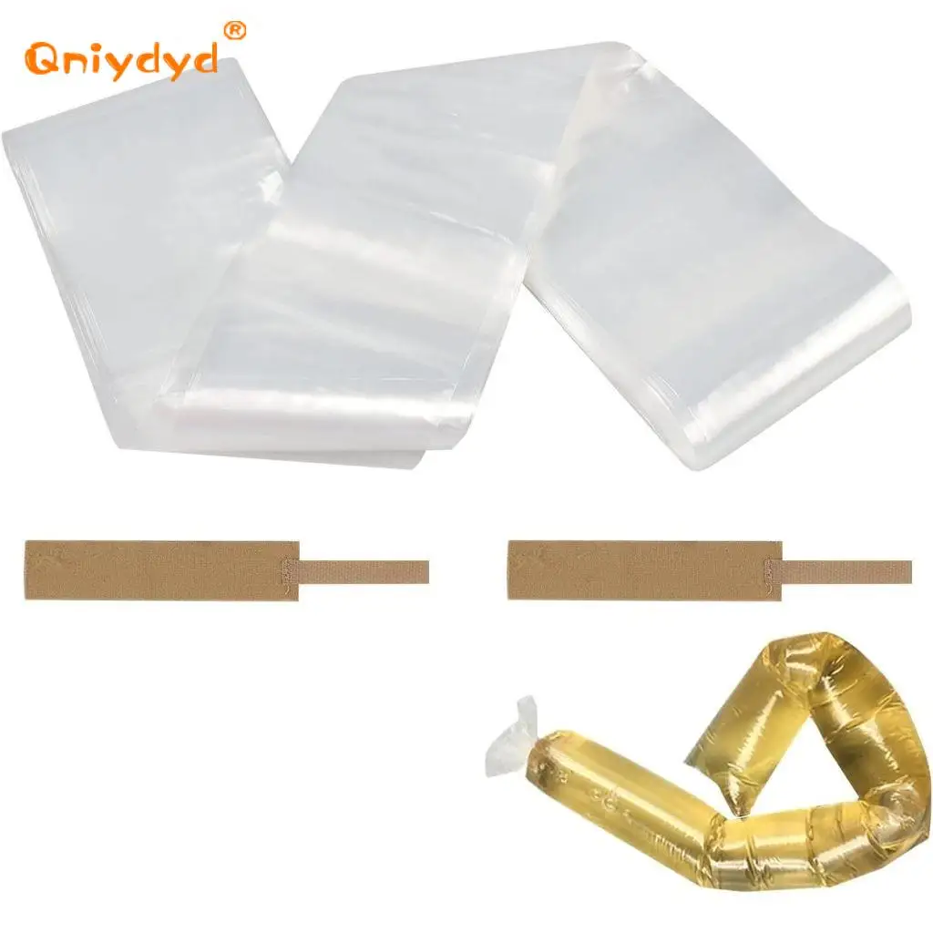 100Pcs Men Urine Bag Urinal Pee Holder Portable Leakage- Proof Elderly Urine Bag for Hospital Camping Car Travel Toilet urine collection bag