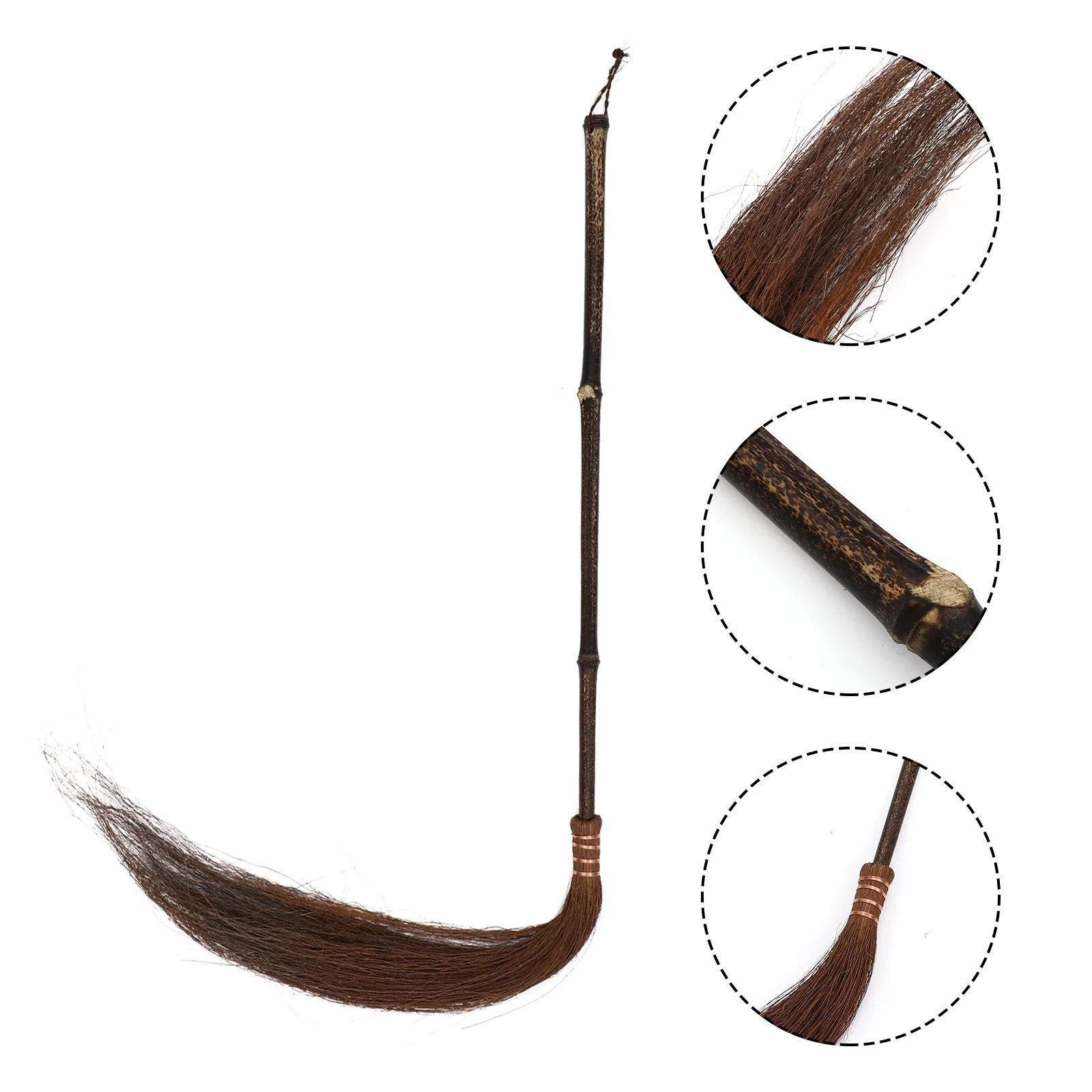 Whisk Duster Horse Horsetail Tail Dust Fly Taoist Taiyi Tai Wudang Buddhism Remover Gong Stick