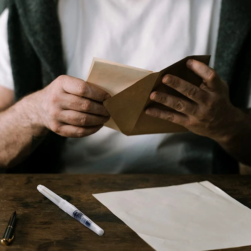 10 조각 연필 스타일 Moistener Stamp Envelope Moistener 우편물 편지 Sealer 봉투 Licker for Office