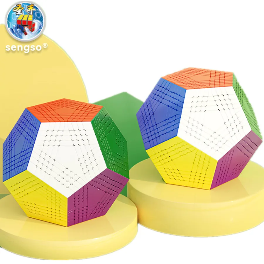 幼獣マメシバBOX〈4枚組〉 Shengshou-子供向けのメガミンクスマジックキューブ,9x9メガミンクス