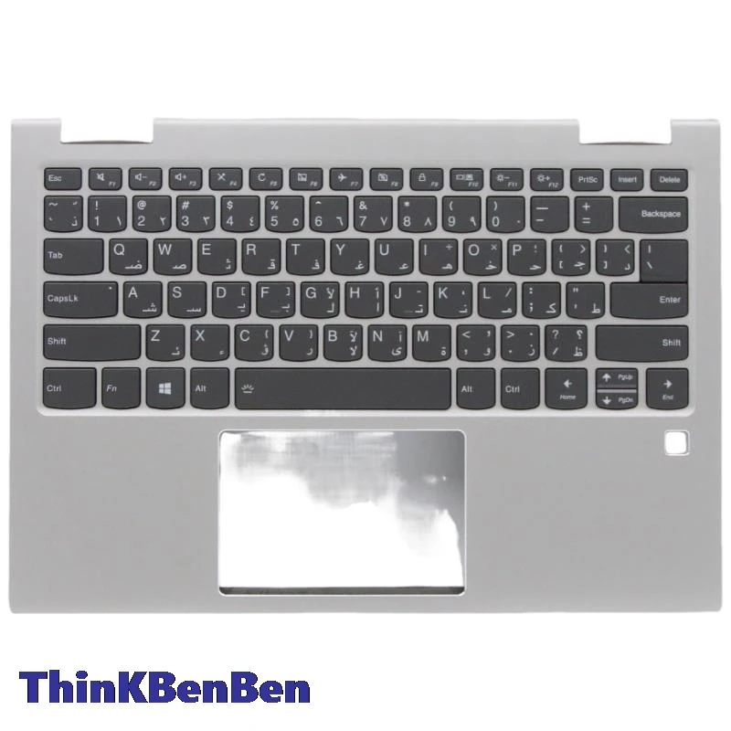 ara-arabic-keyboard-platinum-upper-case-palmrest-shell-cover-for-lenovo-ideapad-yoga-730-13-13ikb-13iwl-laptop-5cb0q95926