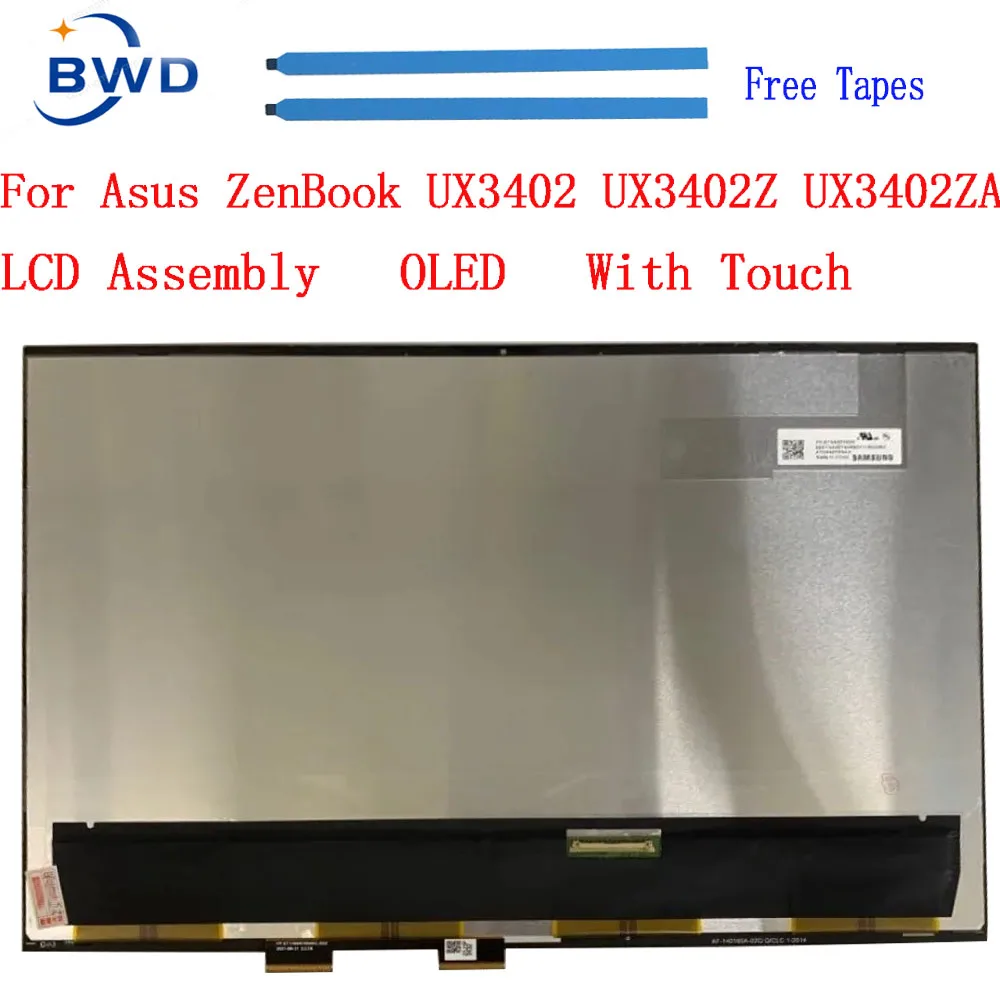 14.0 Inch For ASUS ZenBook UX3402 UX3402Z UX3402ZA OLED 2880X1800