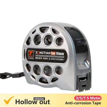 ABS 고정밀 측정 도구, 가정용 목공 눈금자, 두꺼운 방수 및 부식 방지 줄자, 3 m, 5/7.5m