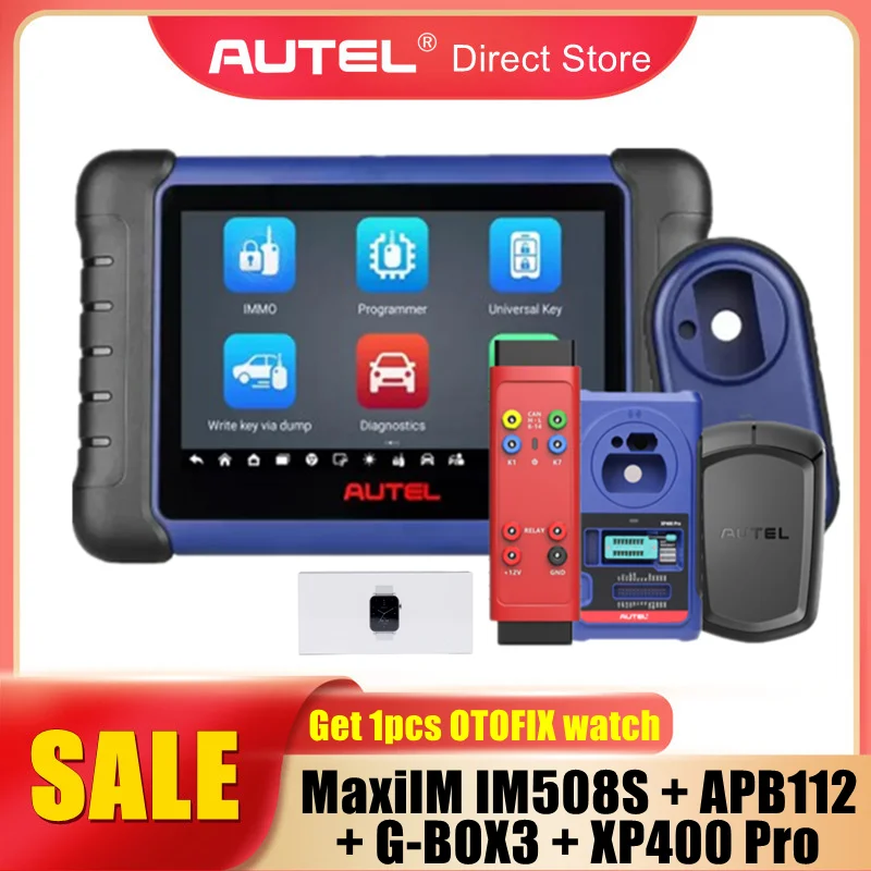 

Autel MaxiIM IM508S IM508 S Key Programming Tool Plus APB112 and G-BOX3 Support for Mercedes Benz All Key Lost