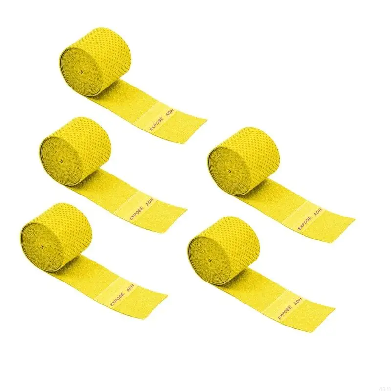 652D 5Pcs Tennis Grip Head Overgrips AntiSlip Tennis Rackets Grip AntiSkid Sweat Tape for Tennis, Squash, Badmintons Enduring