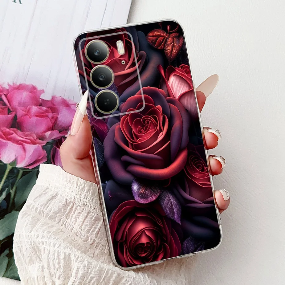 Stylish Painted Soft Silicone Phone Case - Back Cover Bags for Smartphone Protection