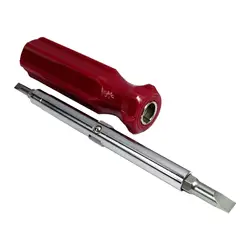 Premium Compact Screwdriver Set with Comfortable Handle for Home, Auto, and Outdoor Repairs (Red)
