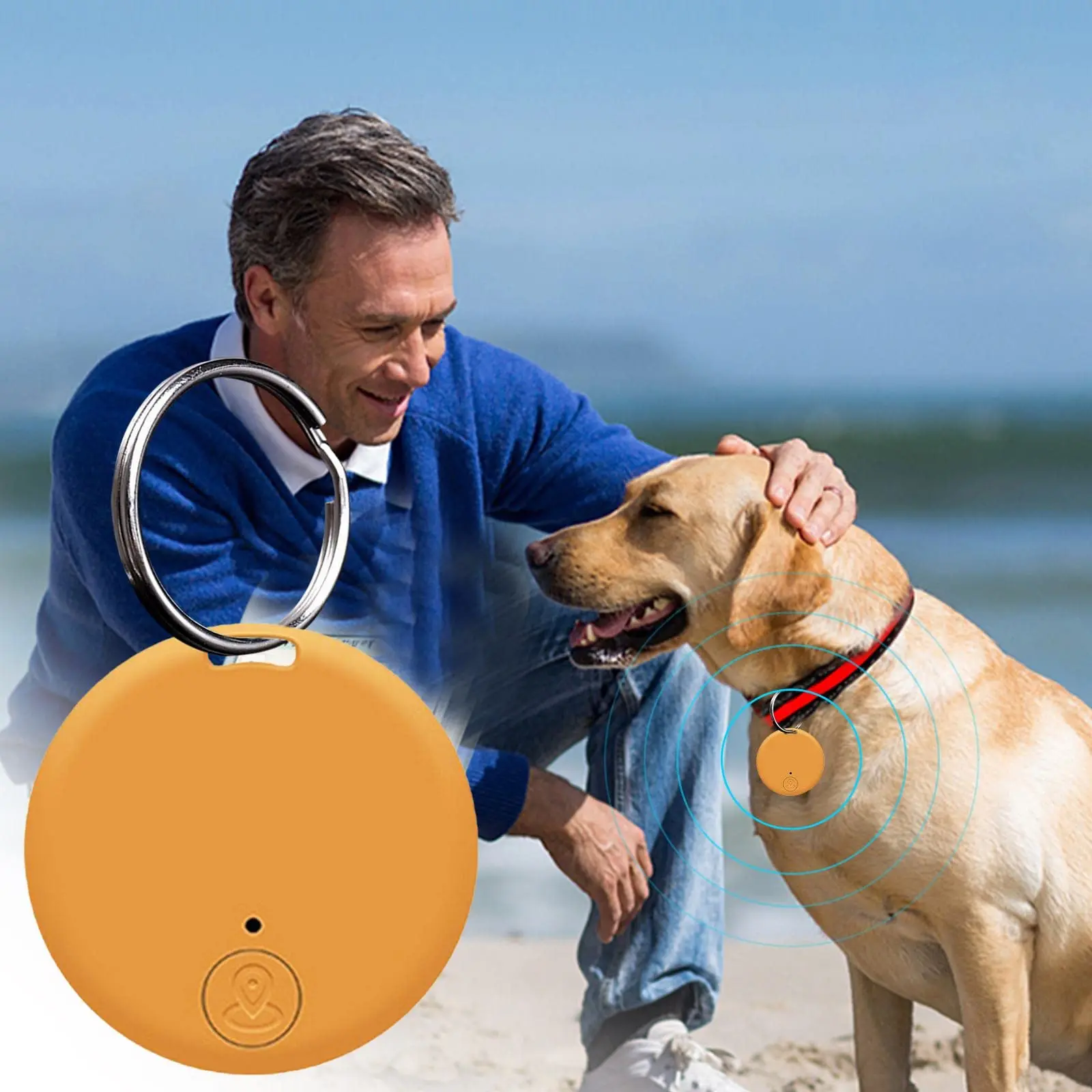 Mini GPS Tracker for Children's Pets Lost Alert Tag Bluetooth 5.0 Smart Keychain Wallet Key Location Tracker with Photo Function gps tracker gps locator anti lost tracker bluetooth tracker bluetooth gps tracker