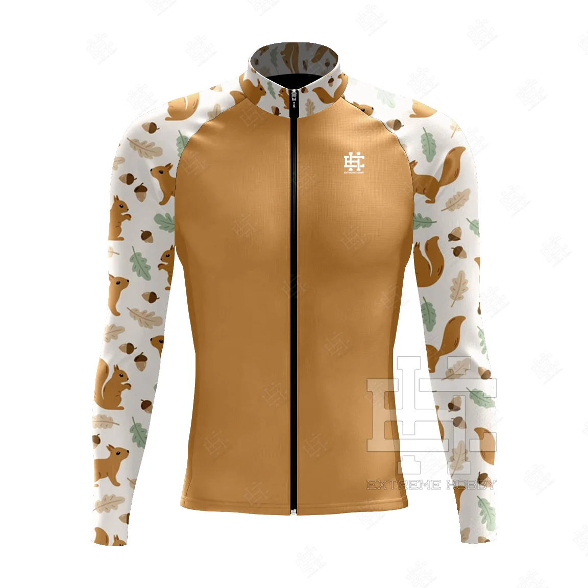 thumbnail image 1 of EXTREME HOOBY Kit de Jersey de ciclismo de manga larga para hombre, chaqueta polar de invierno, maillot, ropa de ciclismo, ropa de ciclismo para hombre, invierno, 1 of 5