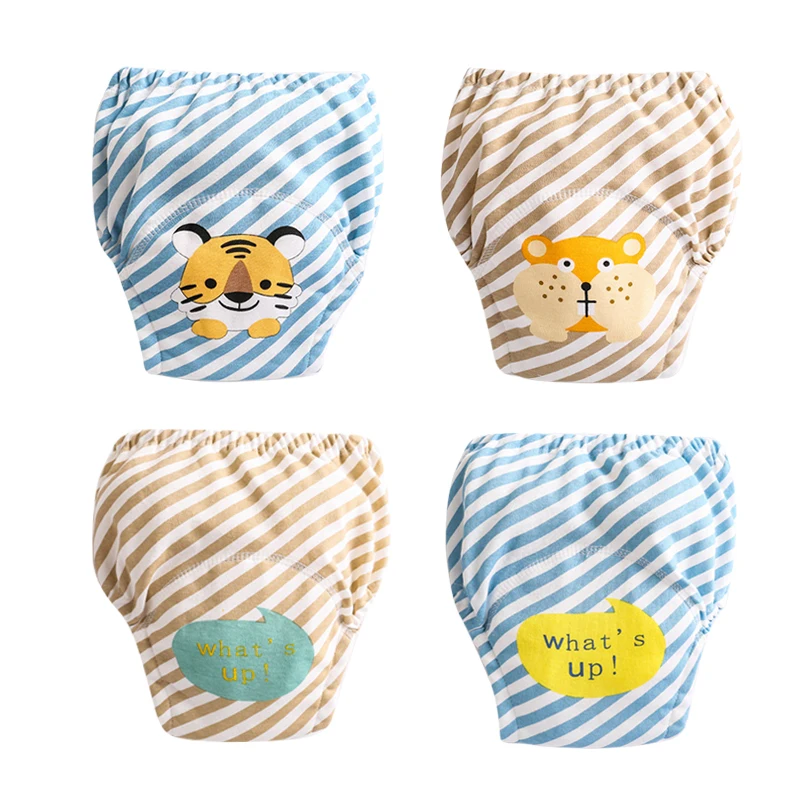 Baby Cotton Training Panties Diapers  Training Pants Baby Underwear - 3  Pcs/lot Baby - Aliexpress