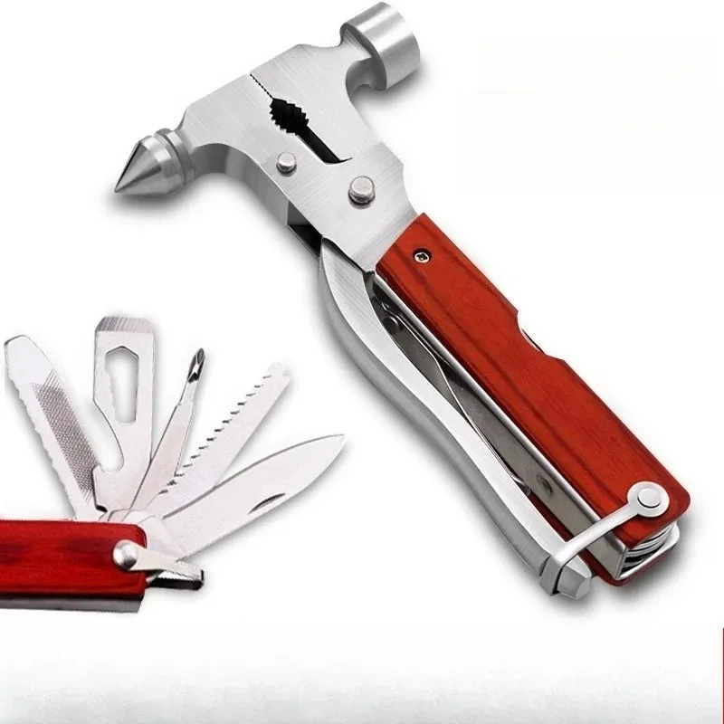 Multifunctional Car Window Breaker Safety Hammer - Emergency Vehicle Escape Tool with Seatbelt Fire Safety Features for Home