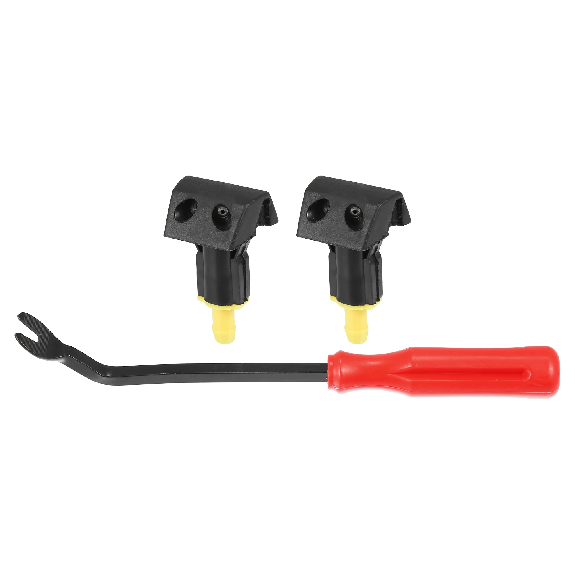 

2Pcs 4Pcs Plastic Auto Car Windshield Washer Wiper Water Spray Nozzle for Tiida Nissan Accessories with Remover Tool