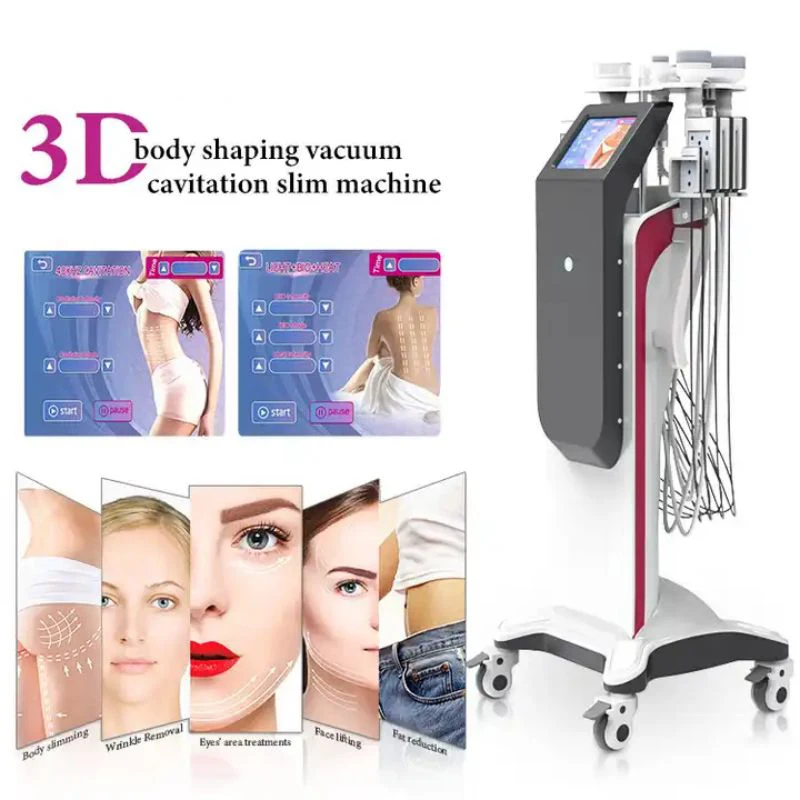 

80K Cavitation Vacuum RF Body Slimming Machine Fat Burning Weight Loss Cellulite Reduction Professional Beauty Salon Equipment