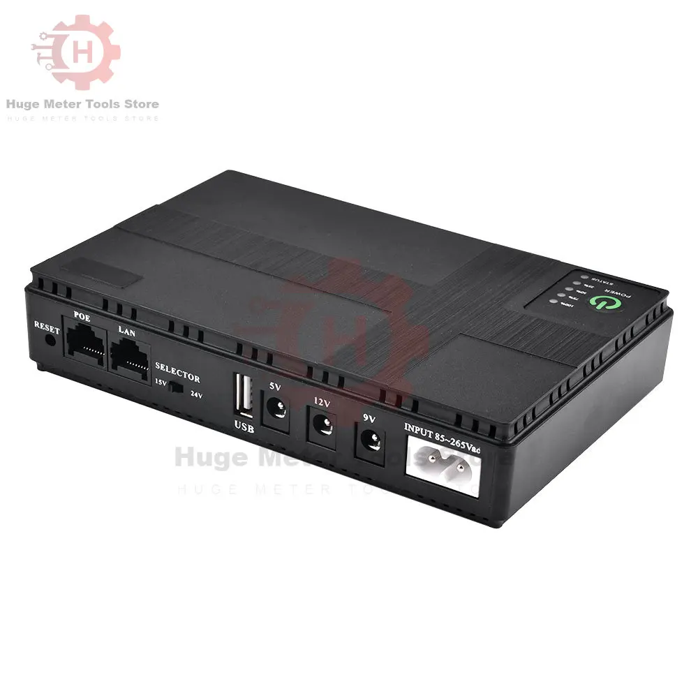 UPS 10400mAh Sine UPS Battery Backup 5V 9V 12V 2A 15V 24V 1A Uninterruptible Power Supply Battery Backup Unit EU Plug uninterruptible power supply portable ups mini ups