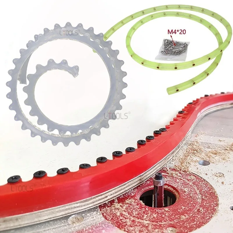 Woodworking Milling Positioning Profiling Strip Complex Shape Contour Cutting Templates Guide Adjustable Flexible Curve Template