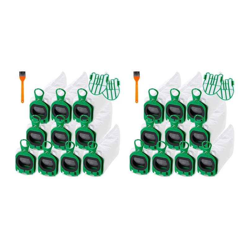 

AD-2Set Replacement Parts Dust Bag Motor Protection Filters For Vorwerk Kobold VB100 FP100 Cordless Vacuum Cleaner