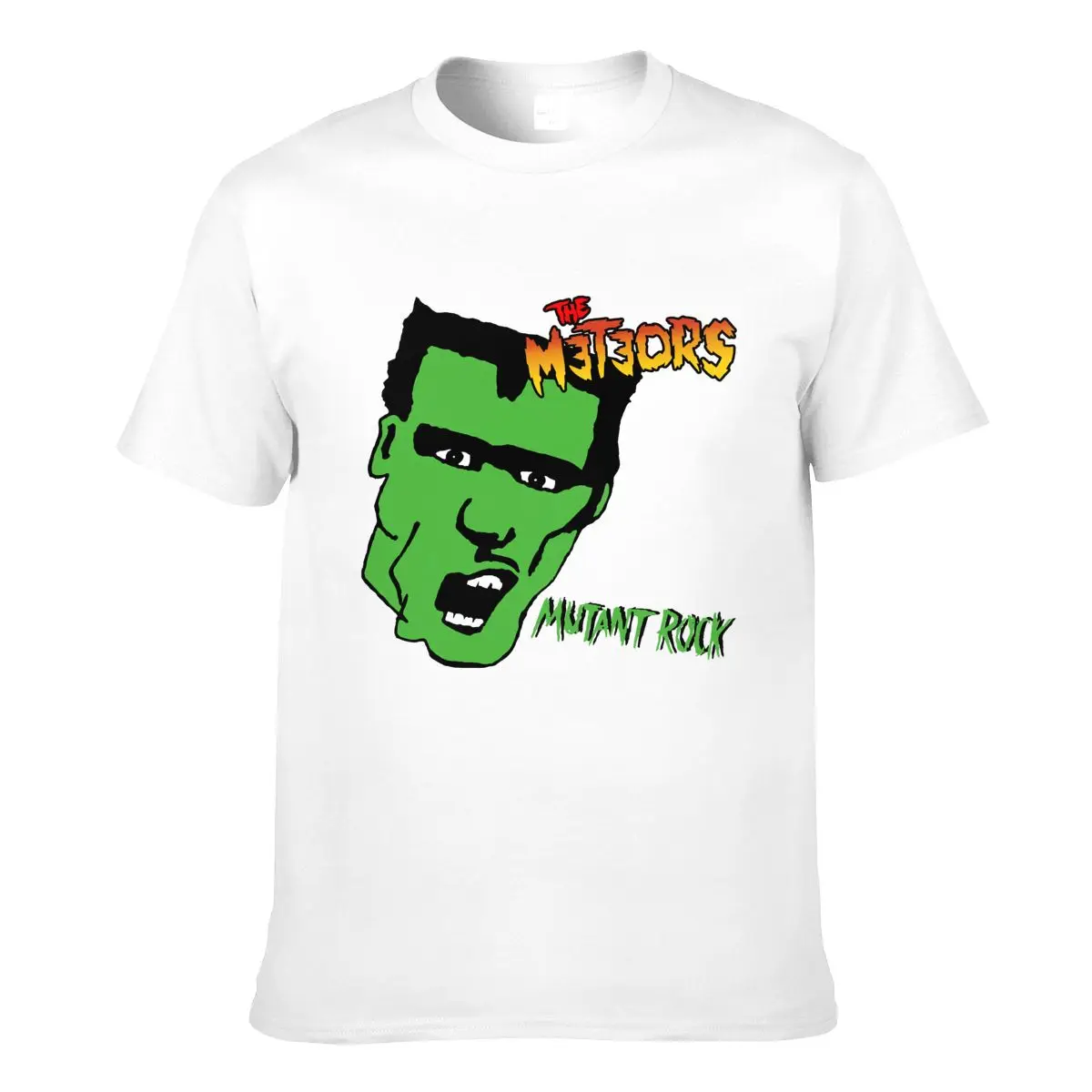 スペシャル！MUTANT ROCK Tシャツ　サイコビリー　METEORS The Meteors Mutant Rock Music T-shirt Tee Shirt Top Casual