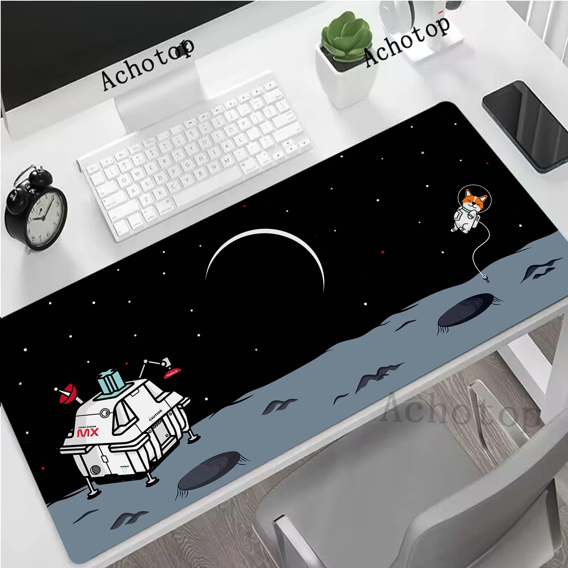 

Astronaut Gamer Mouse Pad HD Print Mousepads Locking Edge Mouse Mat Natural Gaming Mousepad Keyboard Pads Tapis De Souris