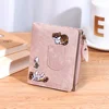 Cute Fox Rabbit Embroidered Purse for women 2 Folding Wallet Girls Small Hasp Coin Pocket Purse Female Designer Short Wallets 6