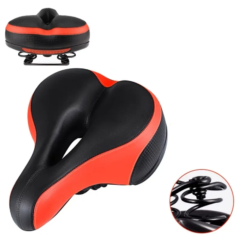 Description Picture 3 of item1pc Bicycle Seat Cushion Saddle Ultra Soft Thickened Shock-absorbing Bicycle Riding Accessories Mountain Bike Seat Cushion Seat