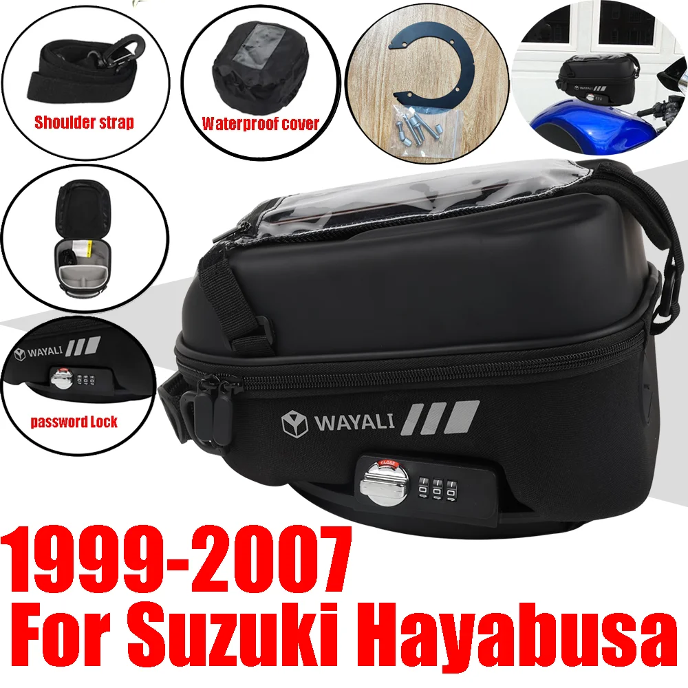 TankBagLuggageTanklockStorageBagsPhoneBagForSUZUKIHAYABUSA