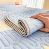 Summer Cooling Sleeping Mat Quilted Mattress Cover Cool Feeling Bed Fitted Sheet Bed Protector Pad Bed Topper Protection Pad 3