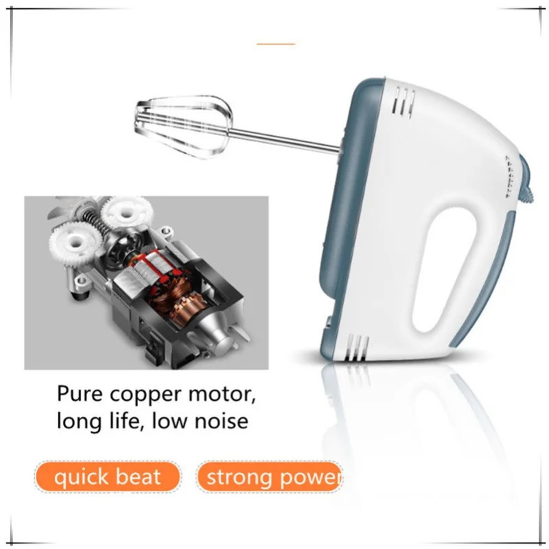 Egg beater Household hand-held electric small baking cake cream mixer stainless steel egg beater
