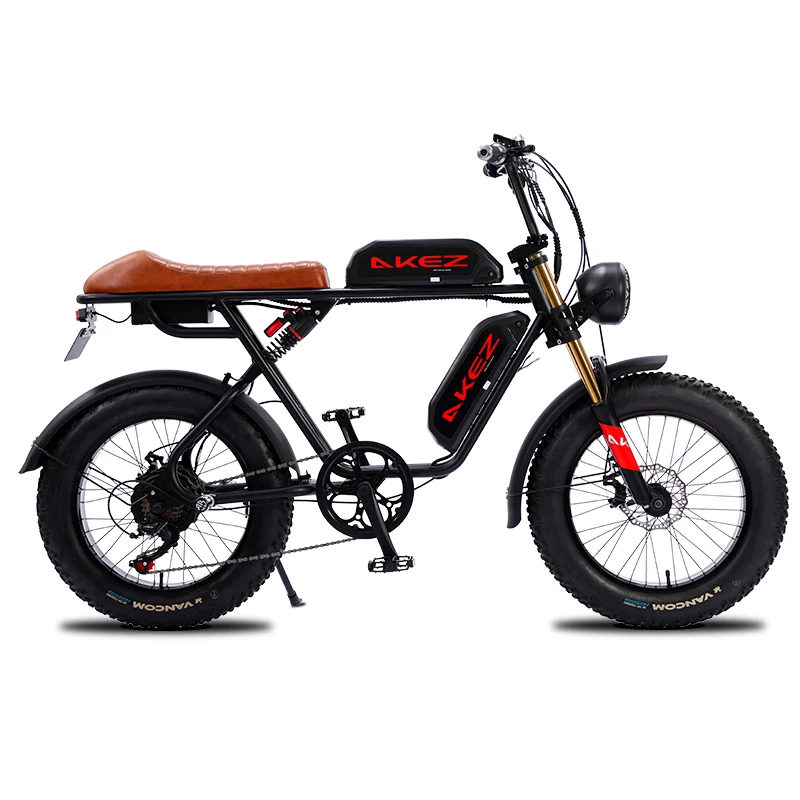 

20 inch Electric bicycle 13/26Ah 48V 500W 4.0 fat tire 45Km/h vintage off-road electric bicycle maximum load 150kg E-BIKE