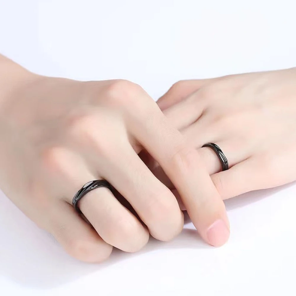 Vintage Black Gold Rings Set for Women Girls Punk Geometric Simple Finger  Rings - China Rings and Jewelry price | Made-in-China.com