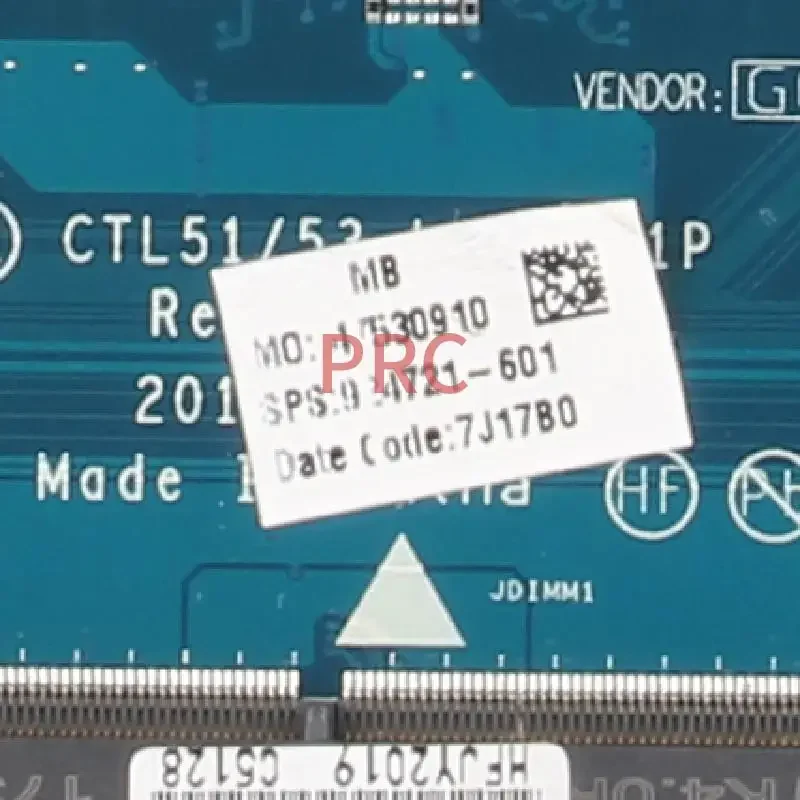Placa-mãe Portátil para hp Pavilion La-e841p Notebook Mainboard Testado Não Vga Testado 924721001 Ctl51 53 La-e841p Em900e Ddr4 15-bw - Imagem 6