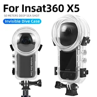 50M Waterproof Diving Shell for Insta360 X5 - 360° Invisible, 99.8% Light Transmission, Scratch-Resistant