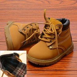 Cozy Autumn-Winter Plush Toddler Fashion Boots - 27 (inside 16.2 cm) (609Yellow)